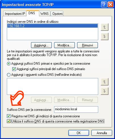 Informazioni avanzate TCP/IP