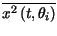 $ \overline{x^{2}\left( t,\theta _{i}\right) }$