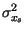 $ \sigma_{x_{s}}^{2}$