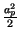 $ {\frac{a_{p}^{2}}{2}}$