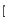 $\scriptstyle \left[\vphantom{ \alpha \left( f\right) +j\beta \left( f\right) }\right.$
