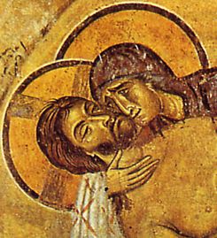 Deposizione, icona greca