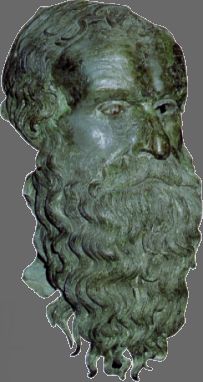 Filosofo del V sec. a. C. (Museo Nazionale di Reggio Calabria)