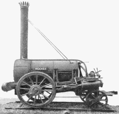 La Locomotion n. 1 di George Stephenson