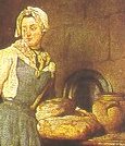 Chardin, Ritorno dal mercato (part. del pane)