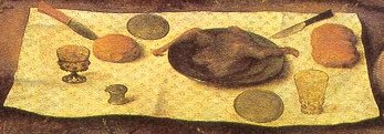 J. van Coninxloo, Scene della vita di s. Benedetto (1520 Bruxelles, part. della mensa).