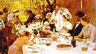 A. Fourie, Pranzo di nozze a Yport, Musée des Beaux Arts, Rouen