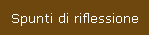 Spunti di riflessione