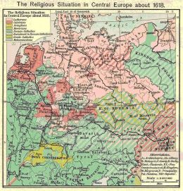 Europa nel 1618 (zoom)