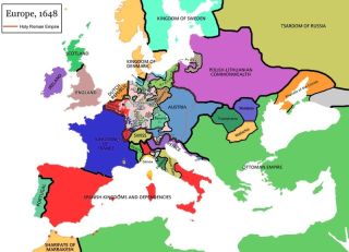 Europa nel 1648 (zoom)