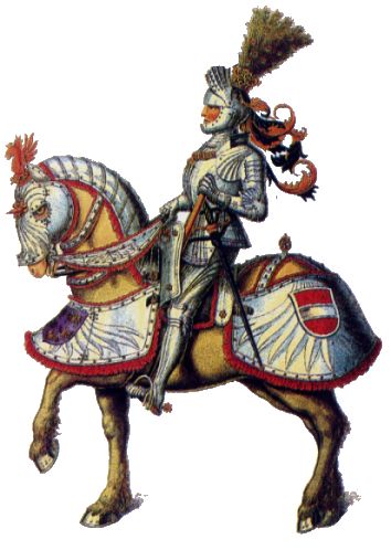 Massimiliano I d'Asburgo in un ritratto del XV sec.
