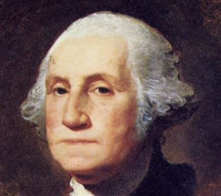 George Washington, di G. Stuart (1796, Boston, Museum of Fine Arts)