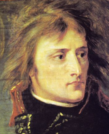 Napoleone Bonaparte al ponte di Arcole, ritratto da J.-A. Gros (Biblioteca Nazionale di Parigi)