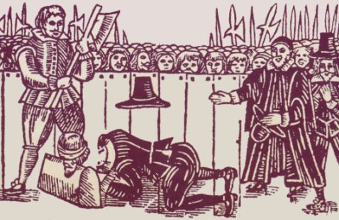 Esecuzione del re inglese Carlo I (stampa inglese del XVII sec.)