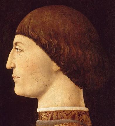 Piero della Francesca, Ritratto di Sigismondo Pandolfo Malatesta, 1450 c., Parigi, Muse du Louvre.