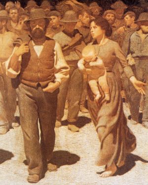 Pellizza da Volpedo, Il Quarto Stato, part.