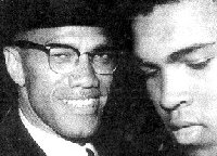 Malcolm X con Cassius Clay