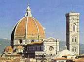 La cupola di s. Maria del Fiore e il campanile di Giotto.