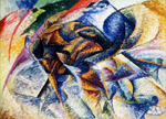 Dinamismo del ciclista, Boccioni